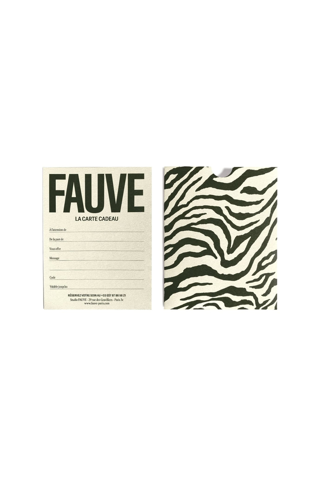 Carte Cadeau Fauve