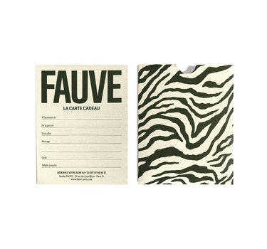 Carte Cadeau Fauve