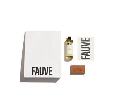 coffret, Huile, savon et carte cadeaux Fauve